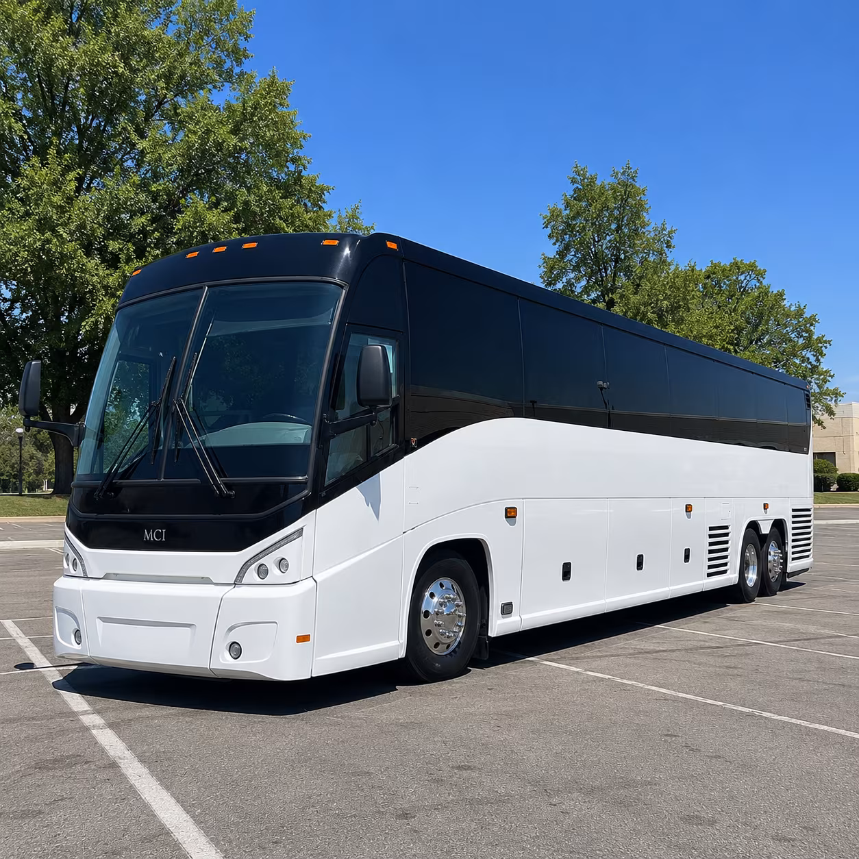 bringing the whole guest list a charter bus handles every leg of the day