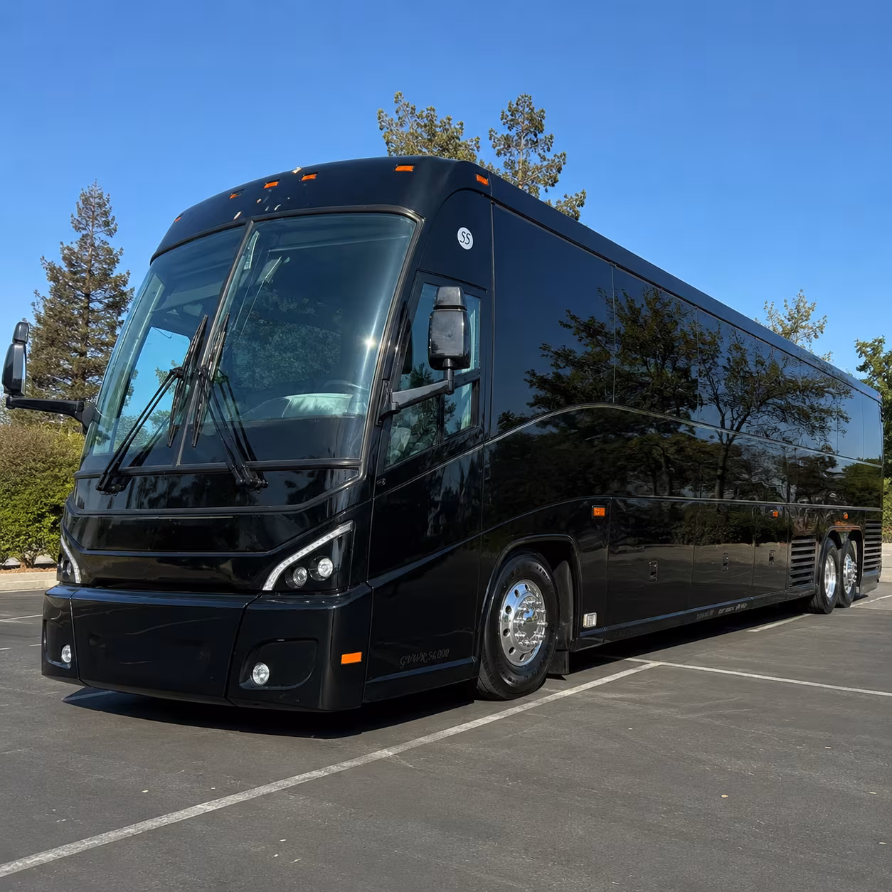 roseville bus rental service area